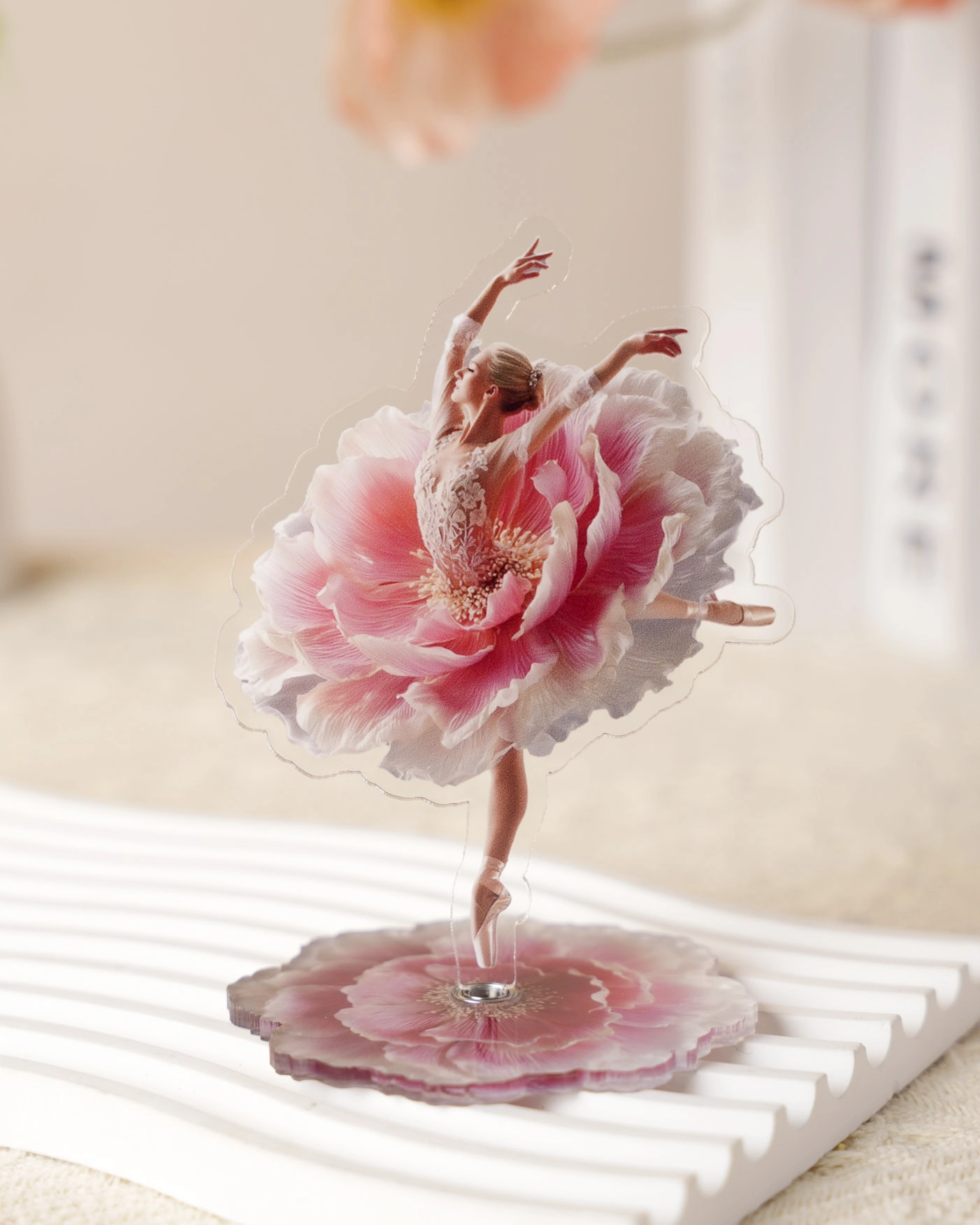 Custom Shape Acrylic Spinning Standee