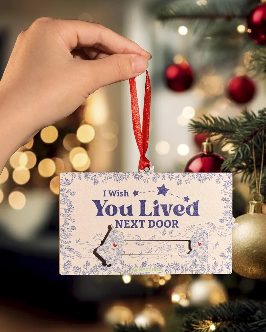 Custom Shape Wooden Slider Ornament