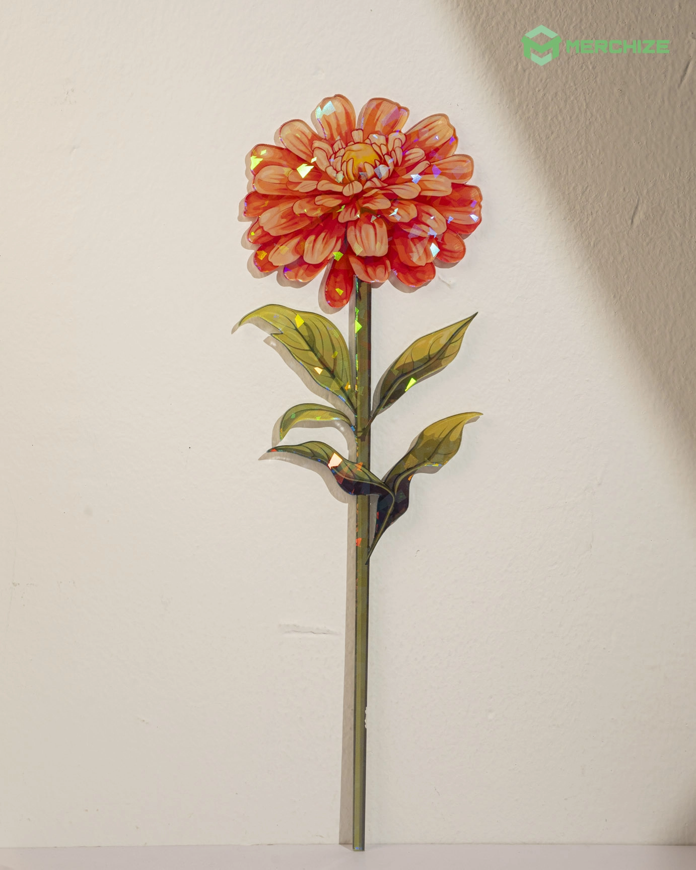 Custom Shape Hologram Flower