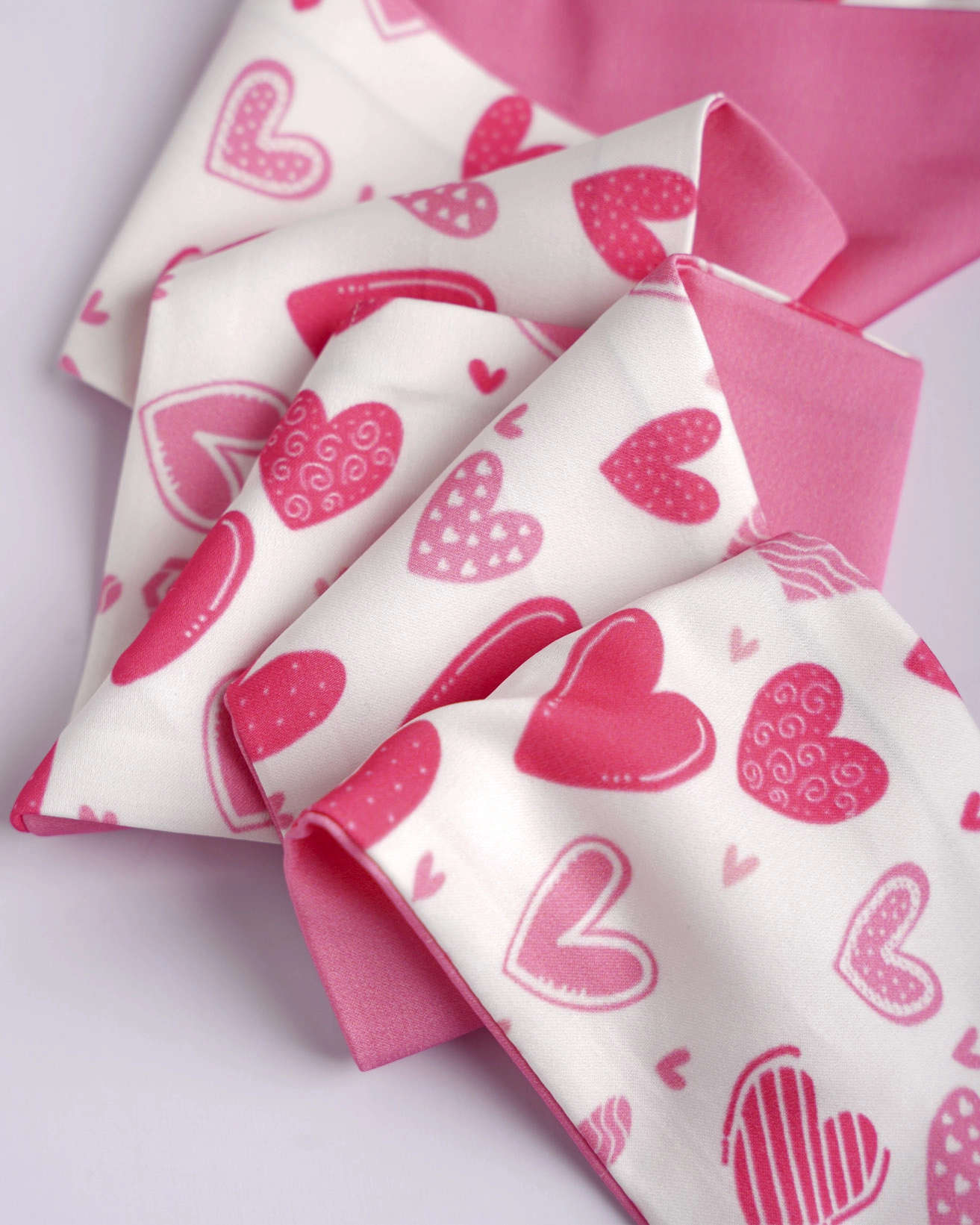 All-over Print Satin Hair Scarf