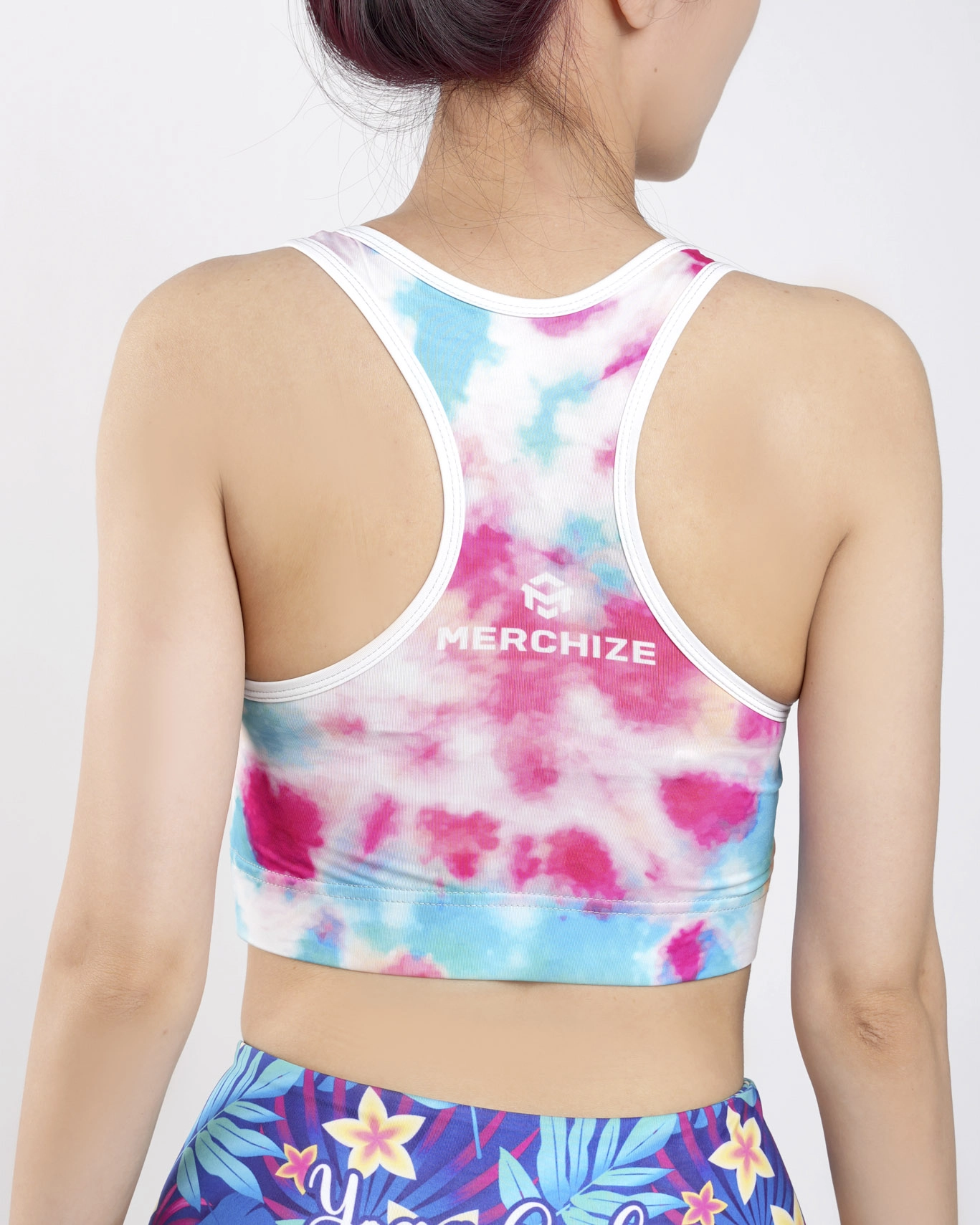 All-over Print Racer Back Sports Bra