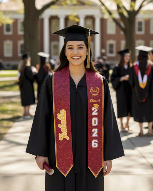 Satin Graduation Stole