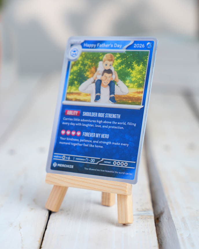 Custom Shape Acrylic Card