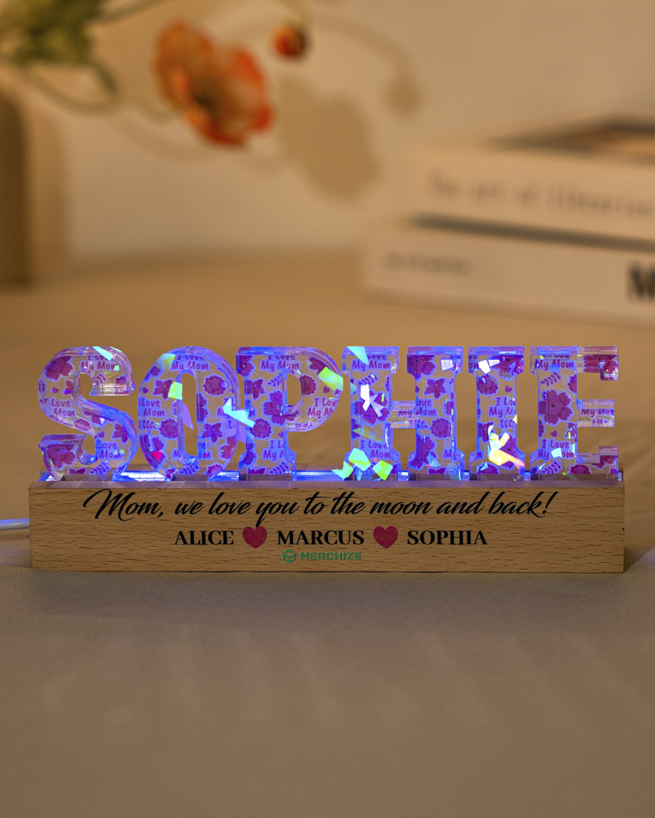 Hologram Name Night Light