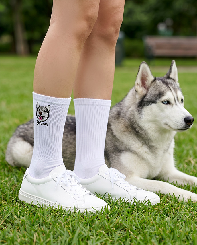 Embroidered Socks