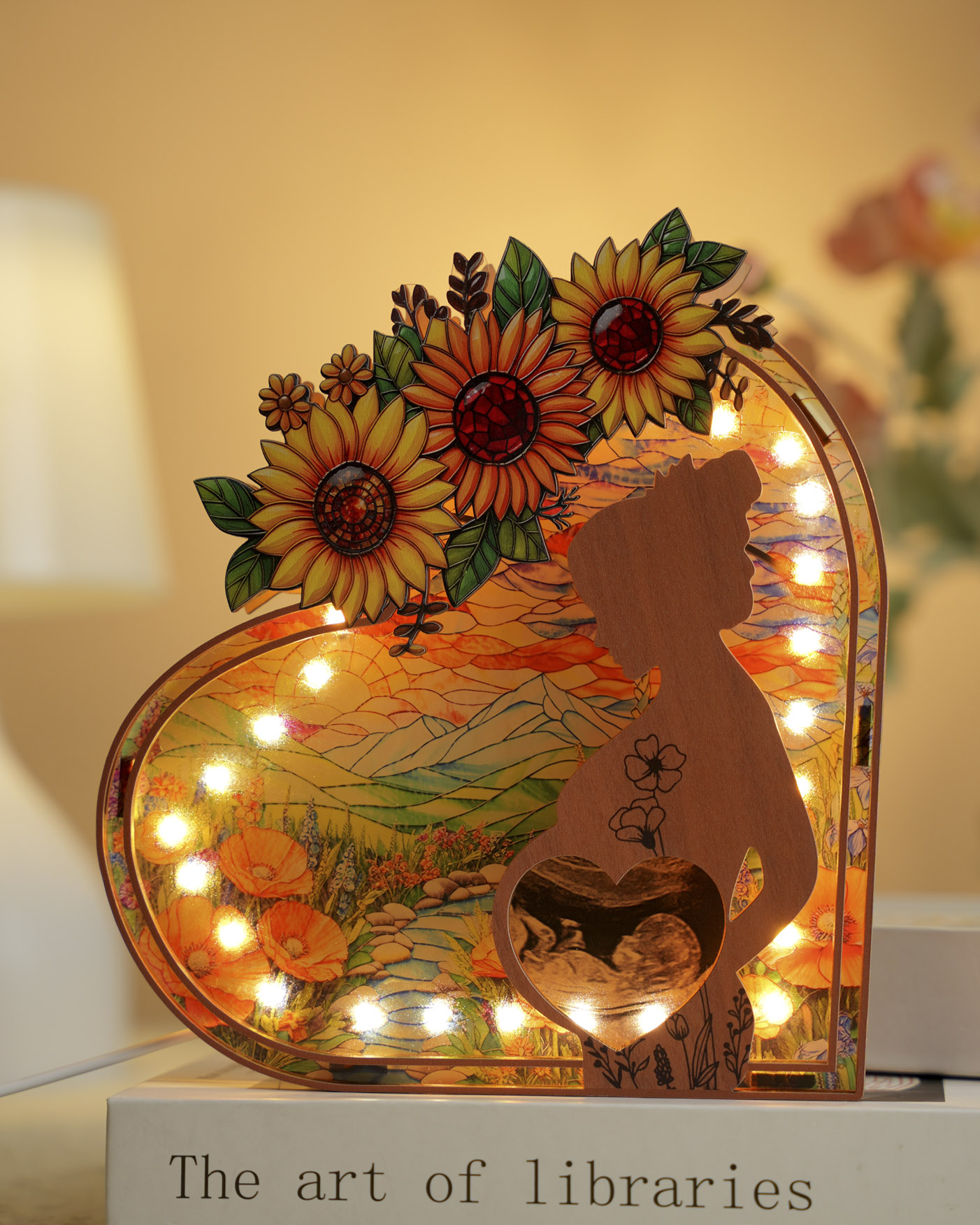 Custom Shape Suncatcher Photo Night Light Box