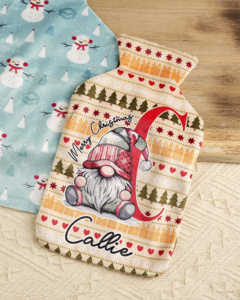 Plush Hot Water Bottle Cover