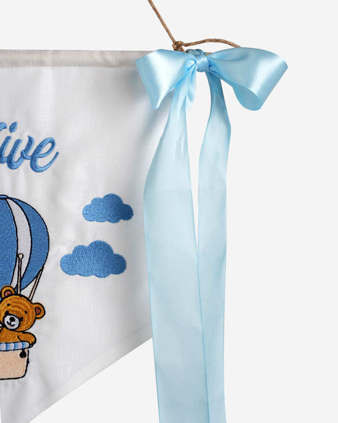 Embroidered Pennant Banner