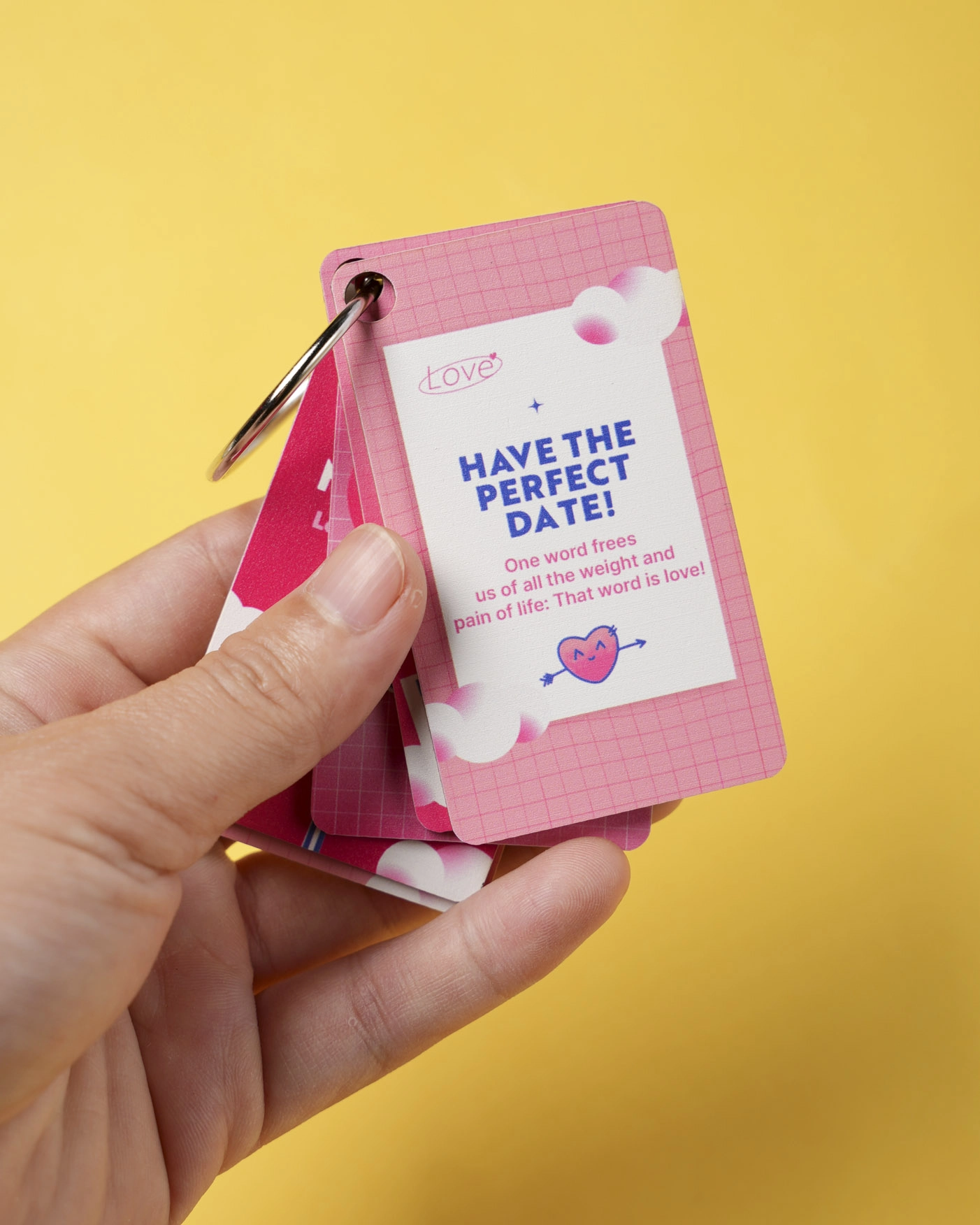 Custom Shape Wood Flash Card