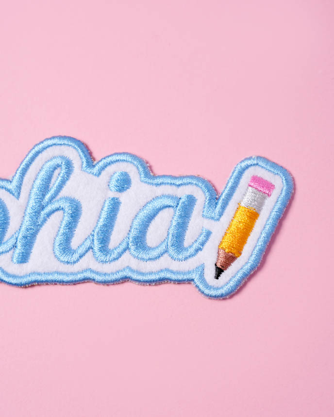 Embroidered Patch Keychain