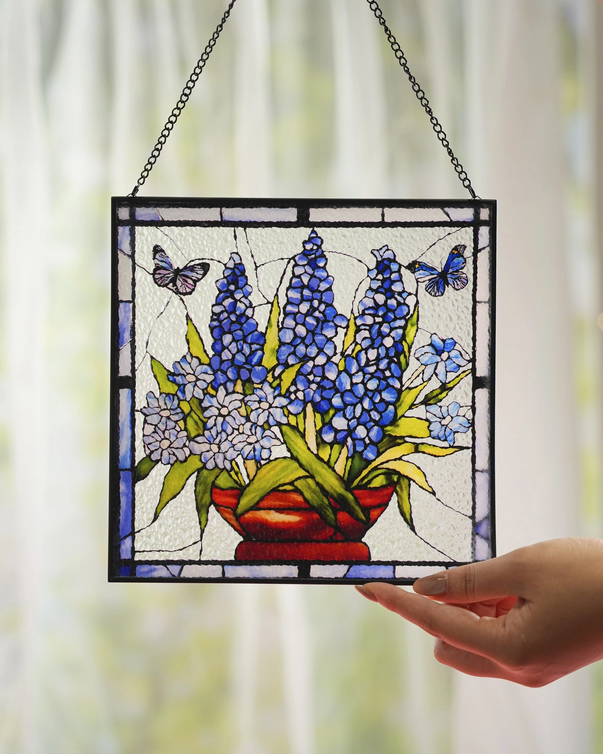 Stained Glass Suncatcher for Window Hanging