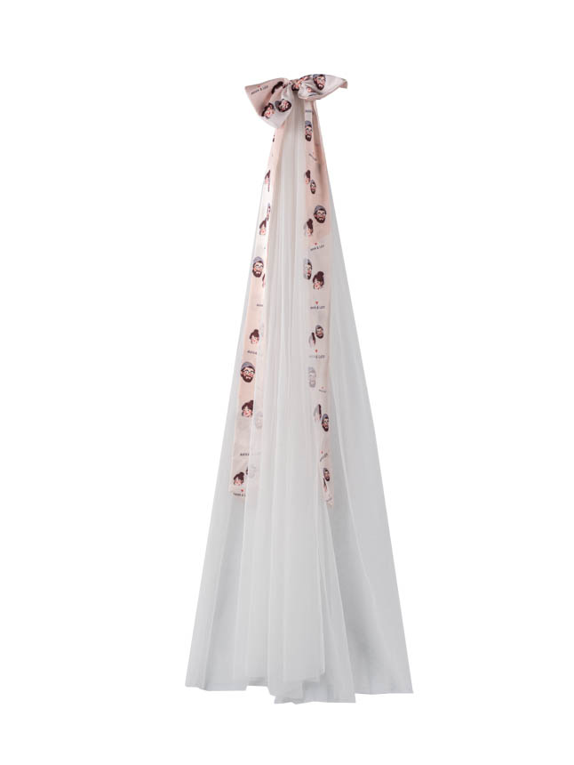 Satin Bow Veil