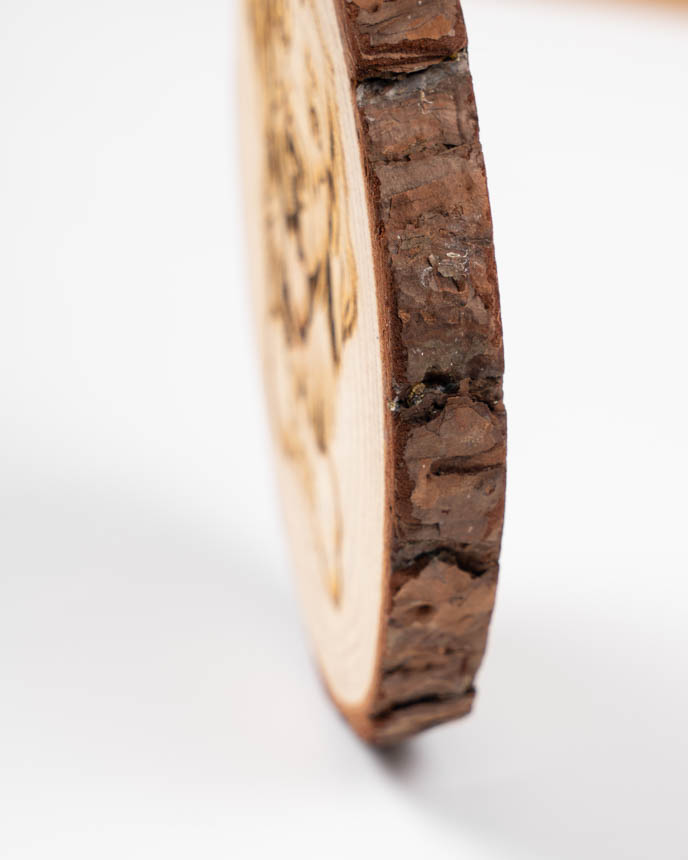 Engraved Wood Slice