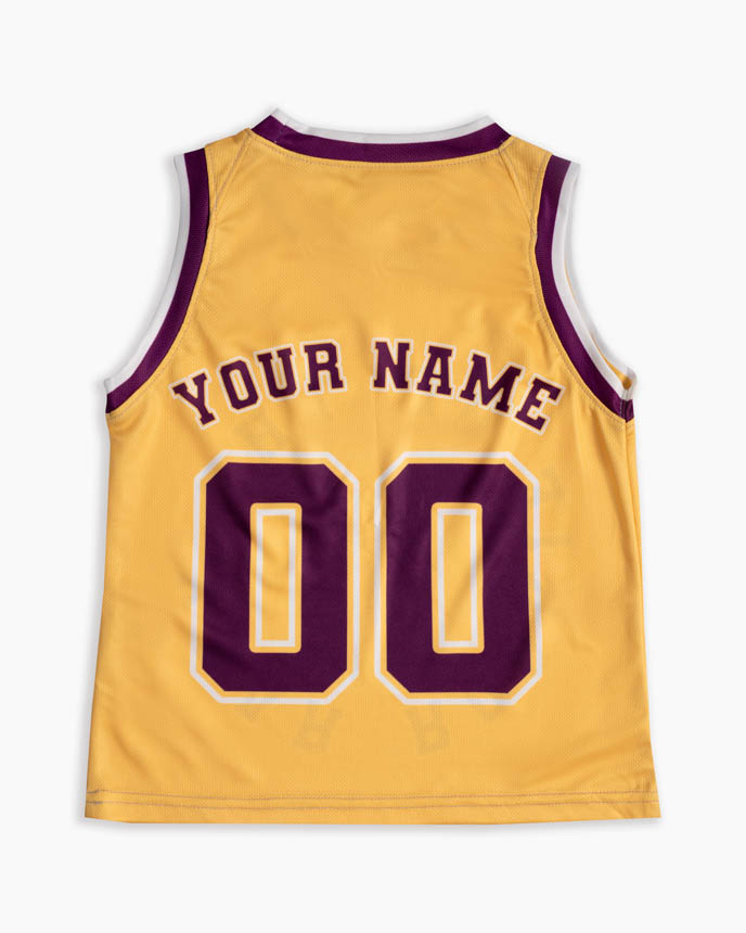 All-over Print Kid and Youth Basketball Crewneck Jersey Set
