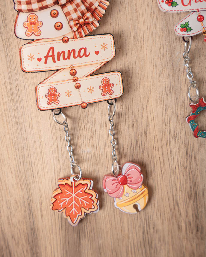 Custom Shape Acrylic Connected Keychain
