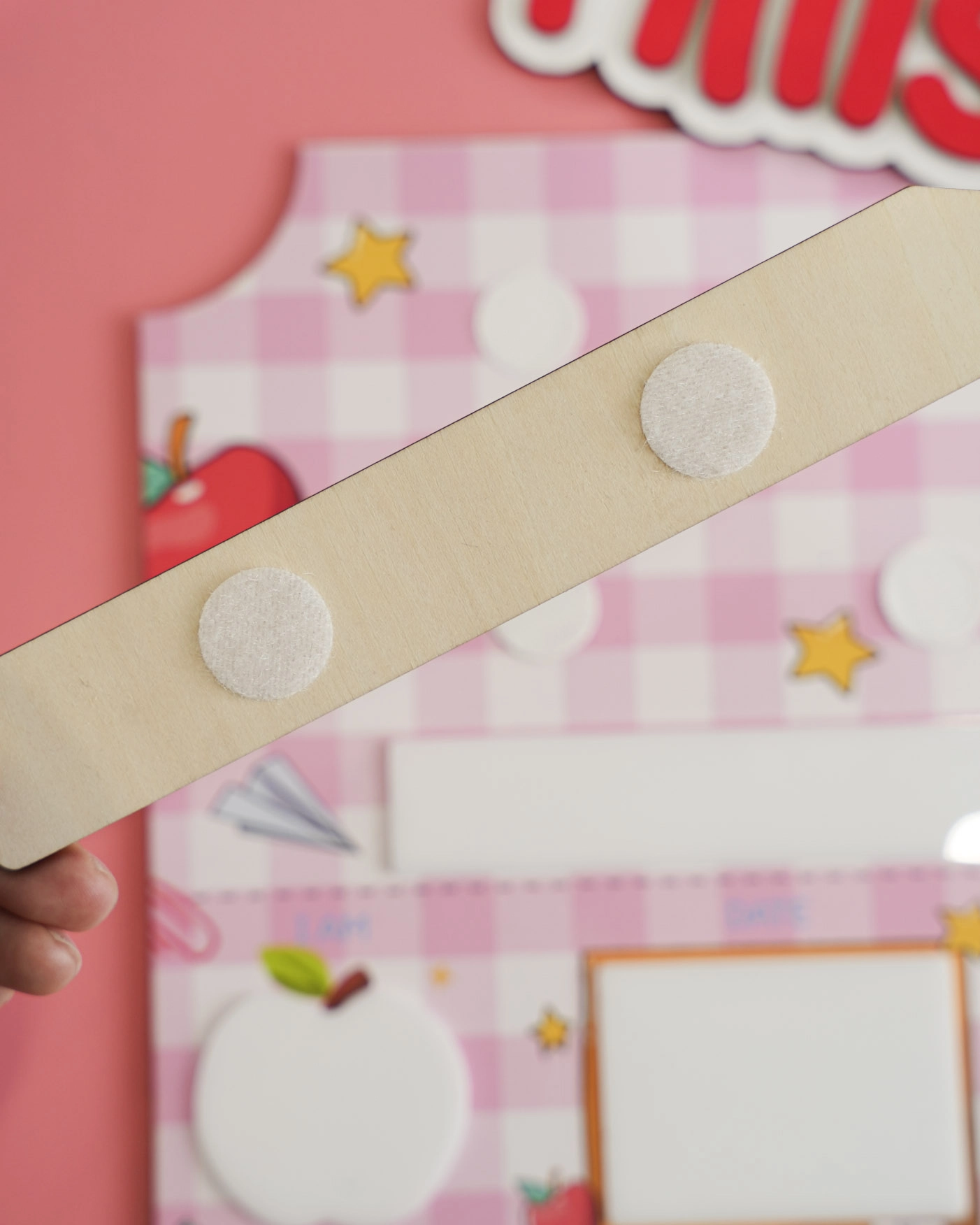 1 Layer Attachable Wooden Tag