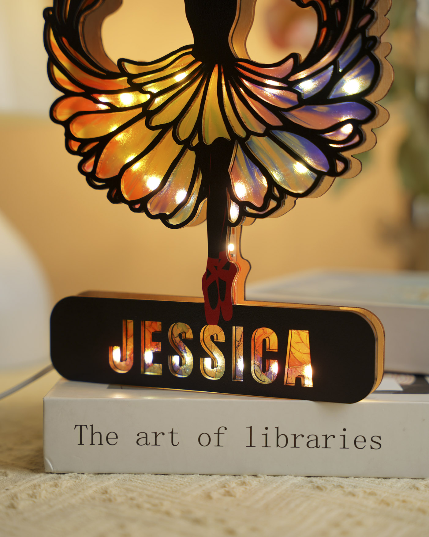 Custom Shape Suncatcher Photo Night Light Box