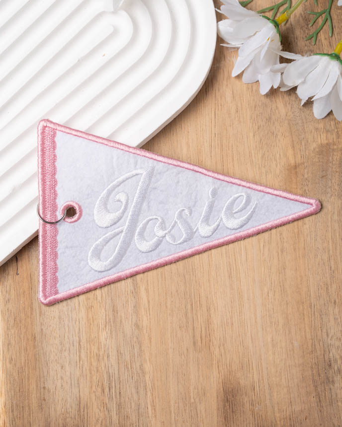 Custom Shape Embroidered Tag