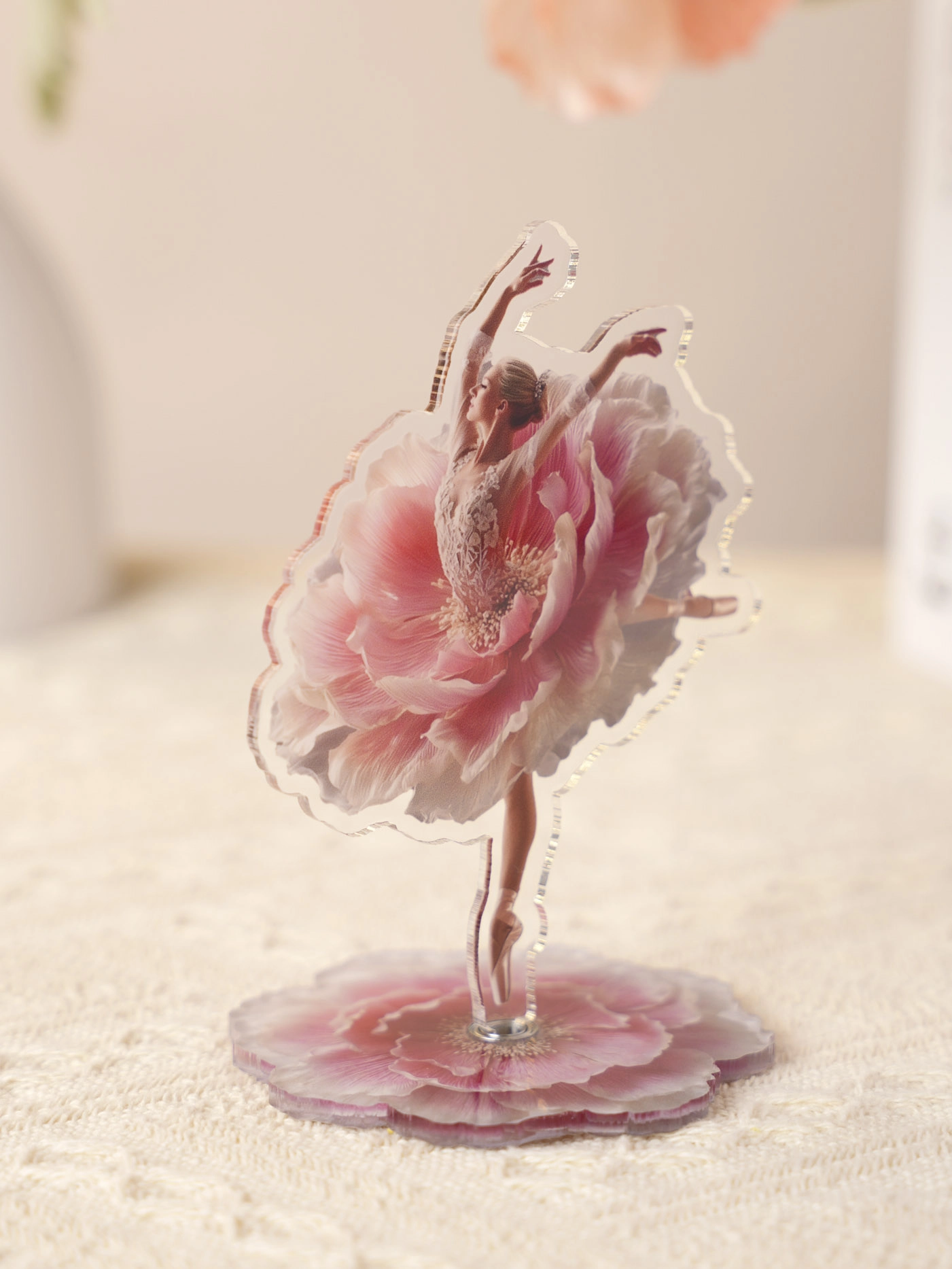 Custom Shape Acrylic Spinning Standee