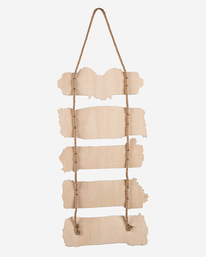 Custom Shape Wood Multi Tier Sign