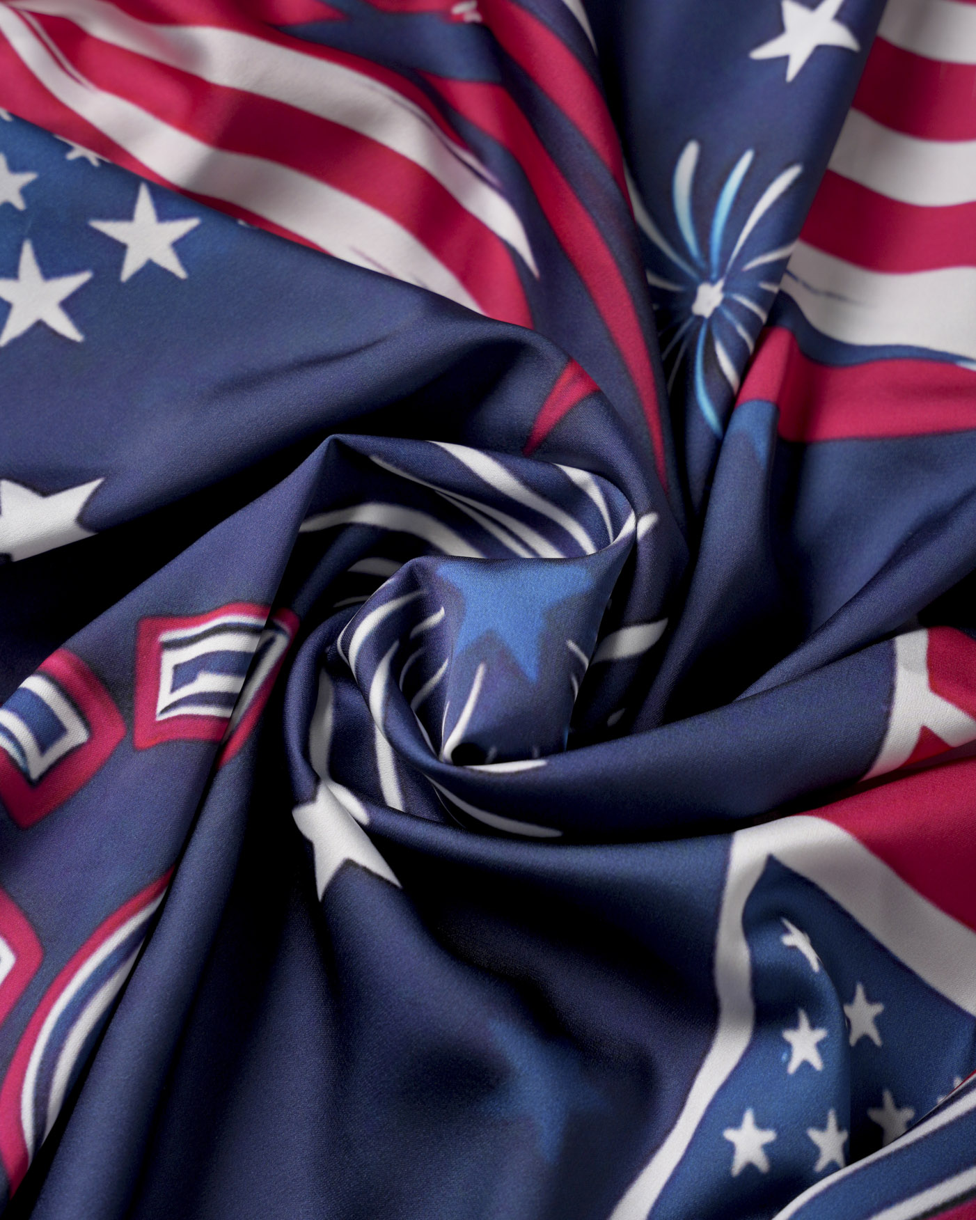 All-over Print Men's Satin Pajamas Set