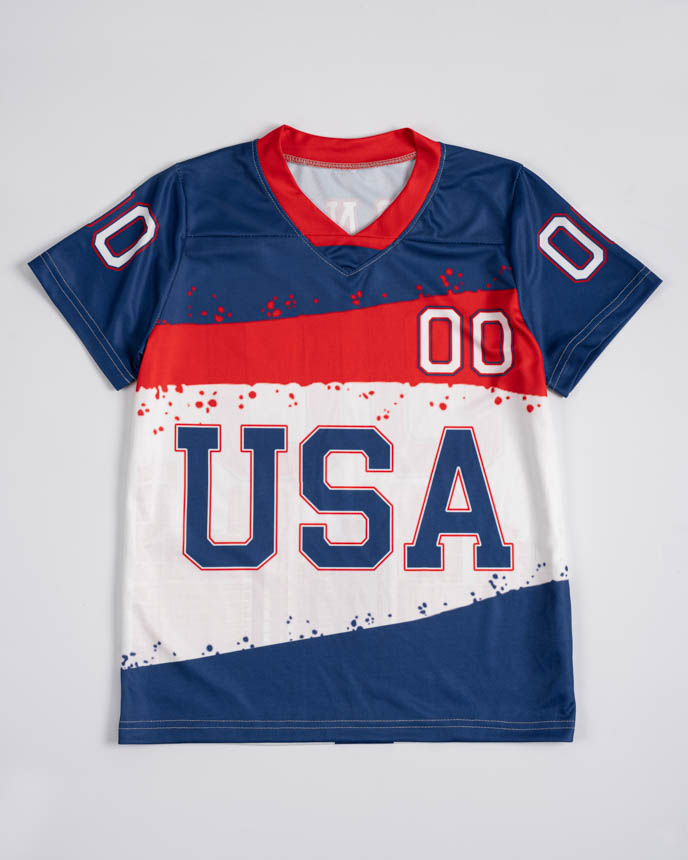 All-over Print Kids and Youth Football Jersey Set