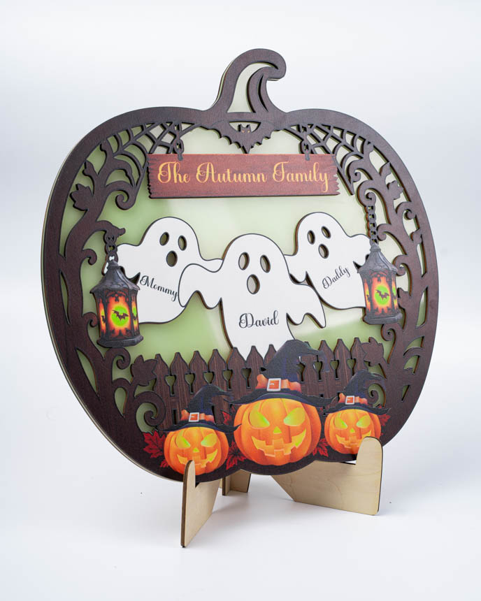 Custom Shape Wood And Luminous Acrylic Sign