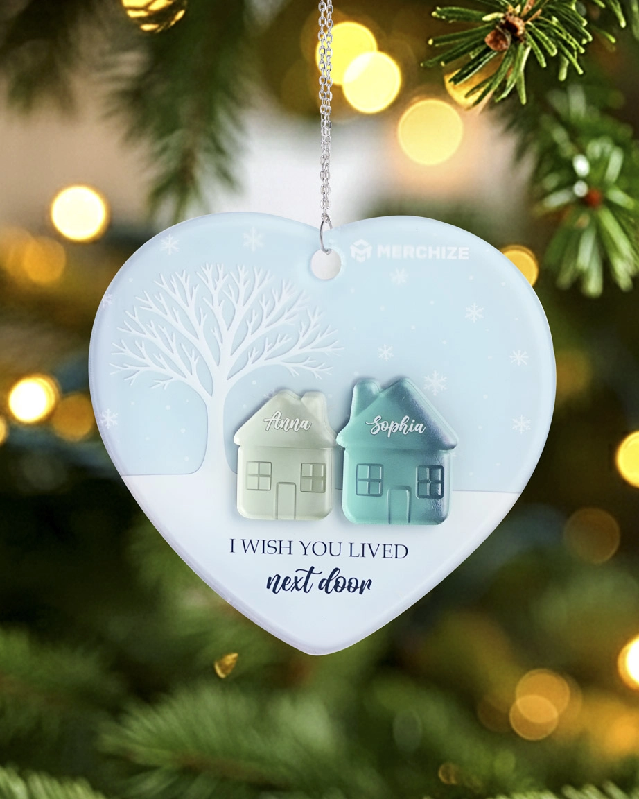 Custom Shape 2-Layer Acrylic Ornament