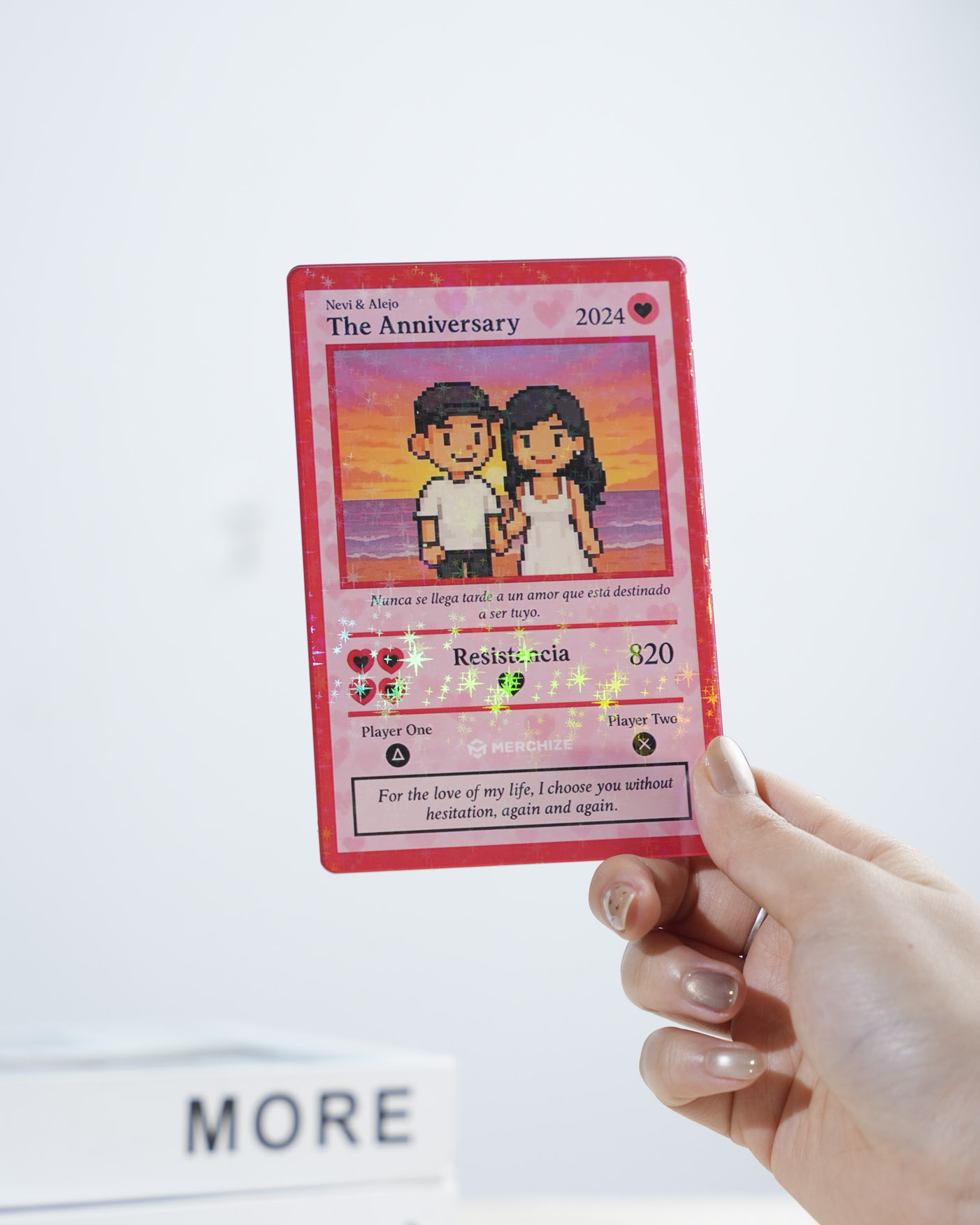 Custom Shape Hologram Card