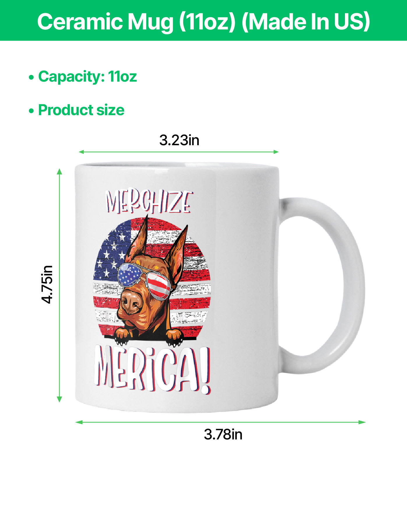 Ceramic Mug (11oz) (Made In US)
