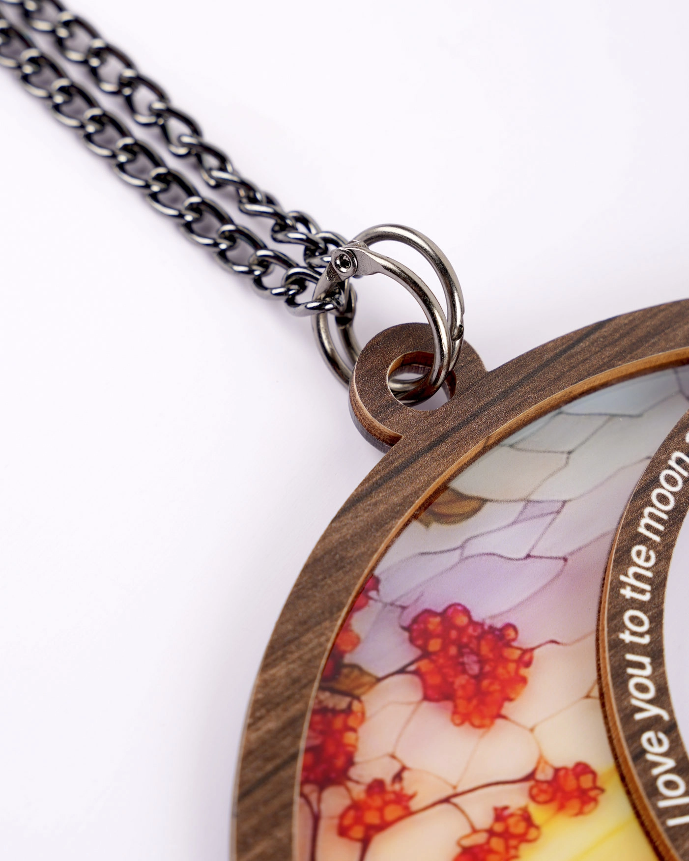 Custom Shape Suncatcher Ornament with Acrylic Pendants