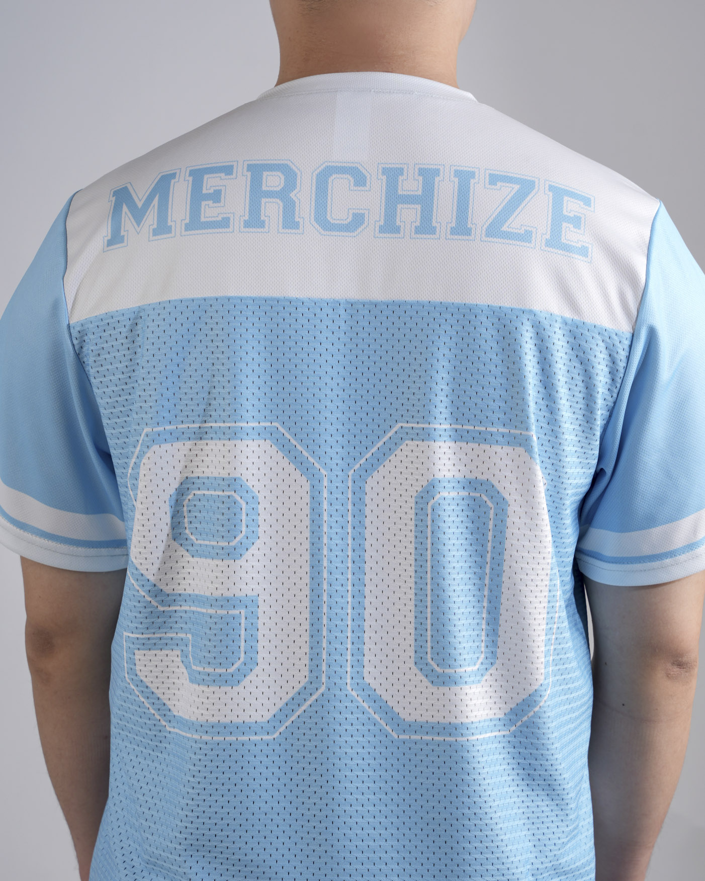 All-over Print Hybrid Mesh Football Jersey