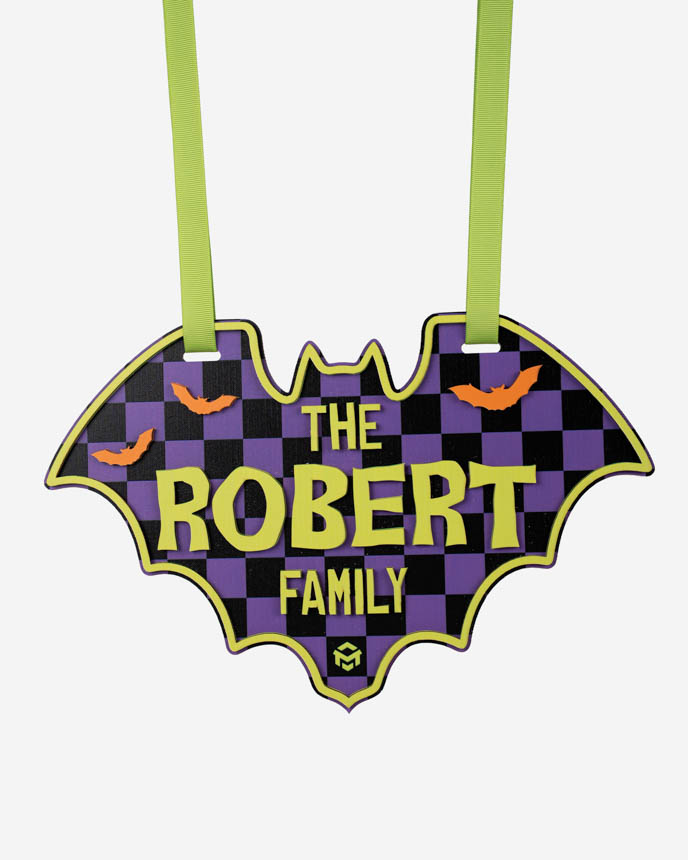 Custom Shape Wood Stroller Sign