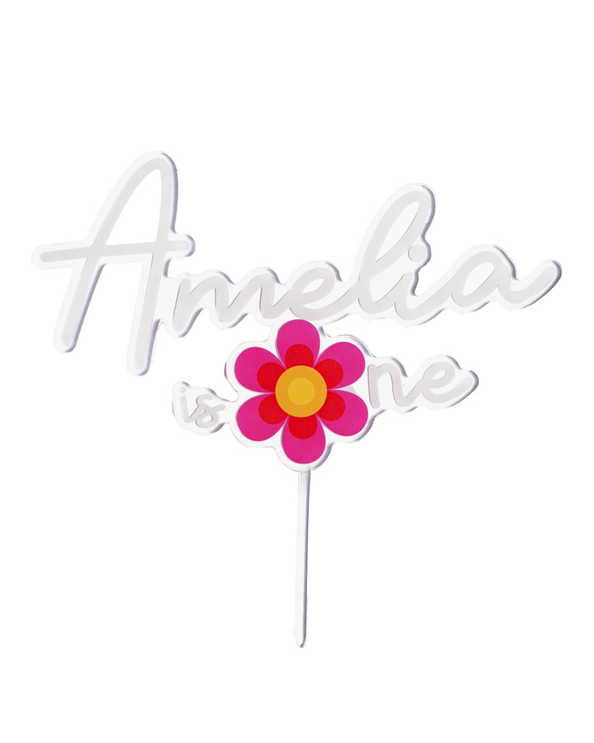 Custom Shape Acrylic Cake Topper