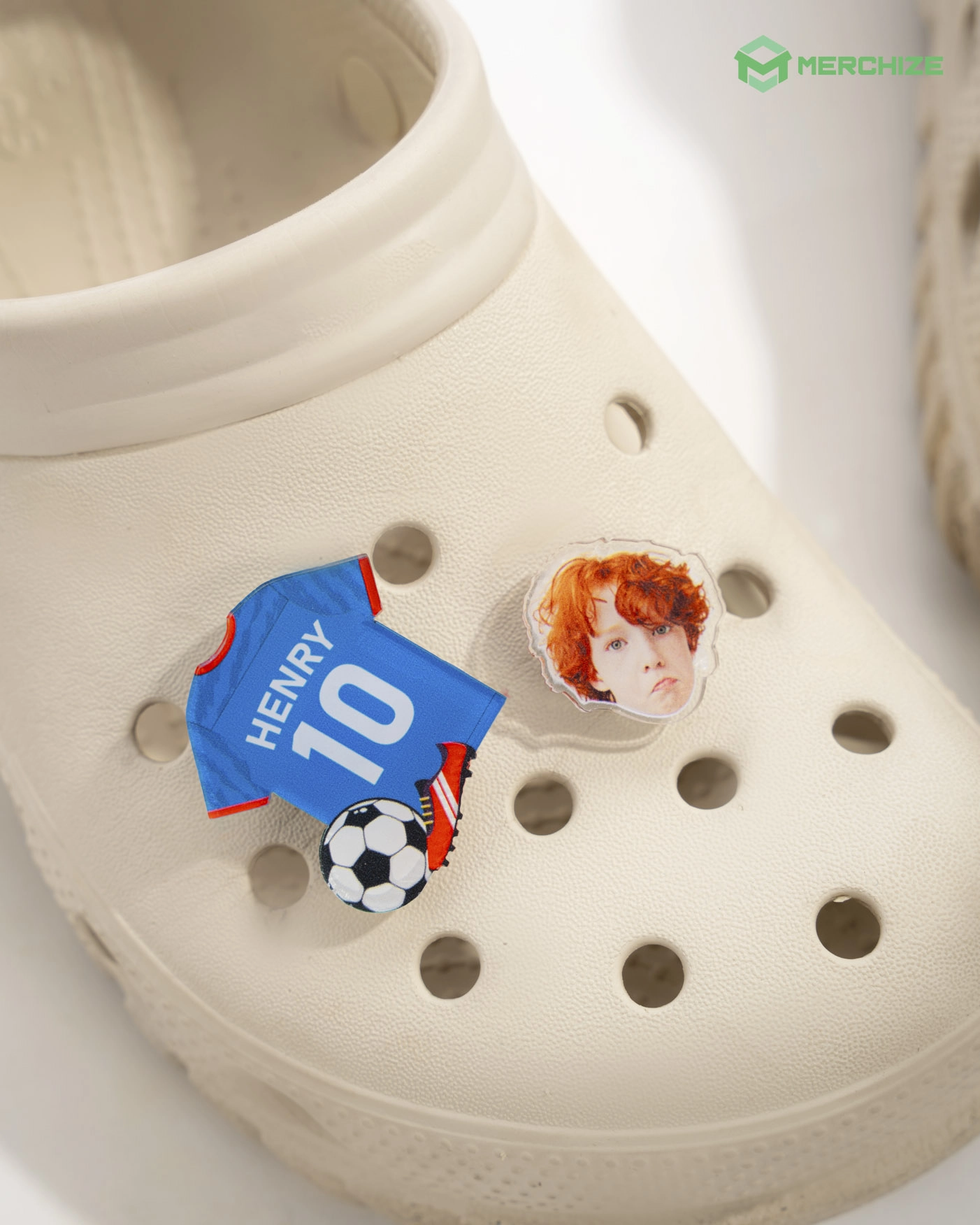 Custom Shape Acrylic Shoe Charm