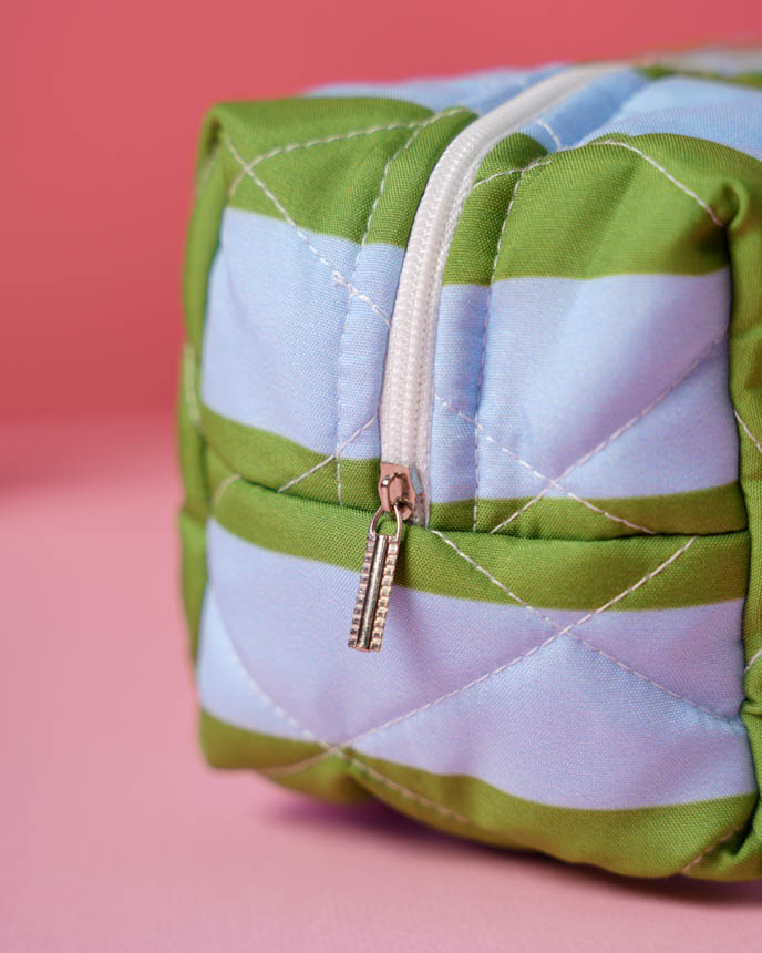 Quilted Makeup Pouch