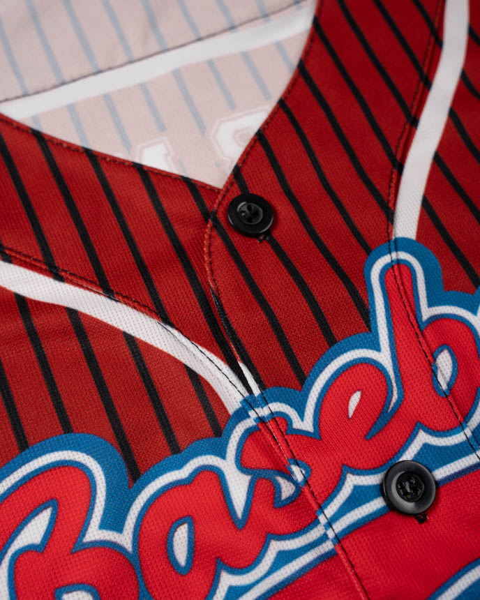 All-over Print Youth Crop Top Baseball Jersey Without Piping