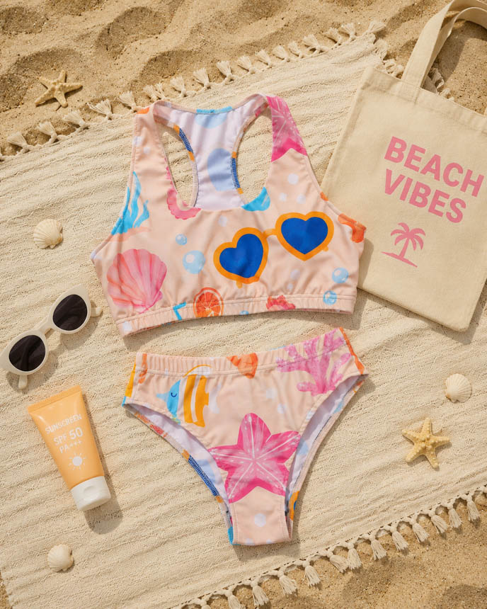 All-over Print Sporty Tank Bikini