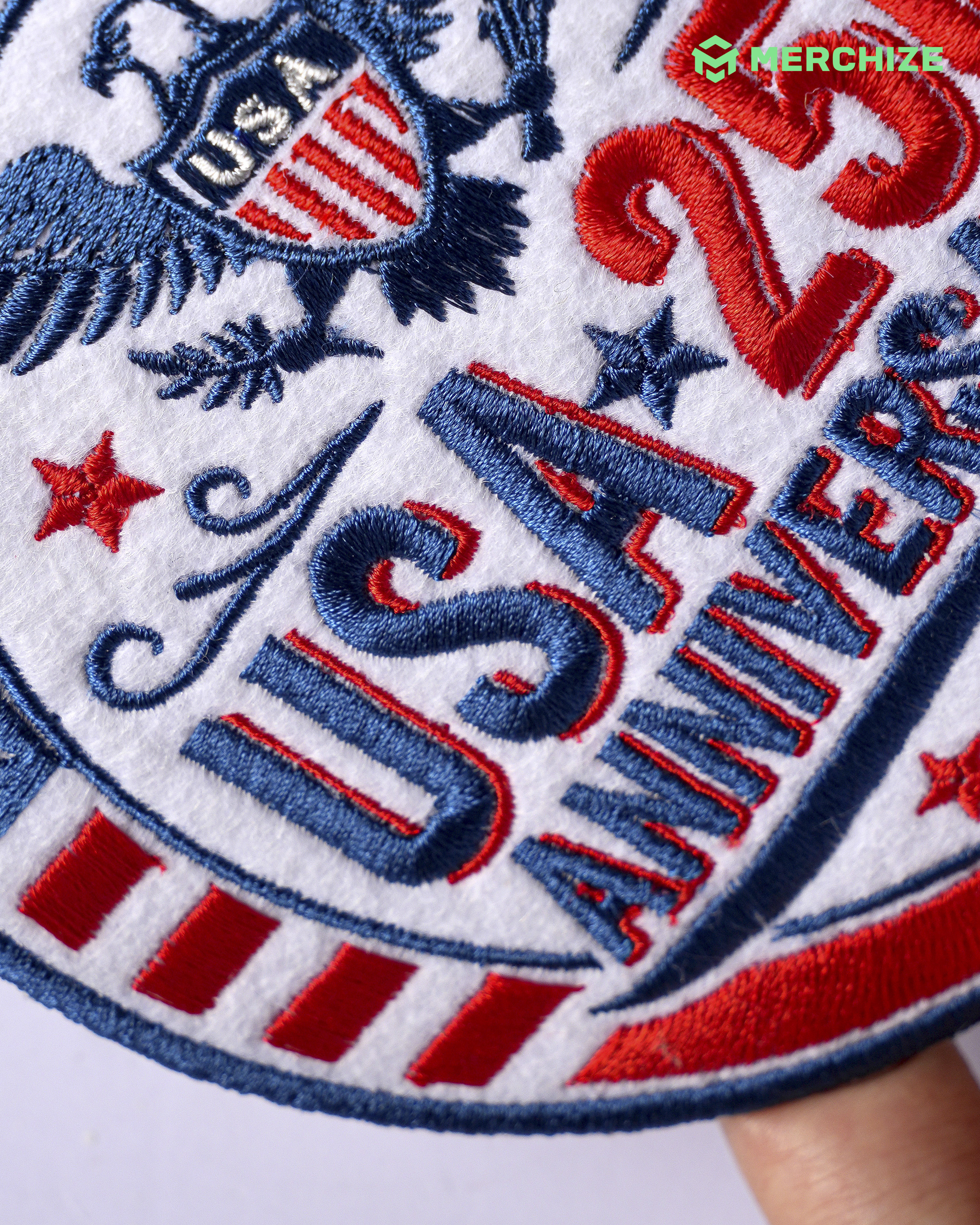 Custom Shape Embroidered Patch