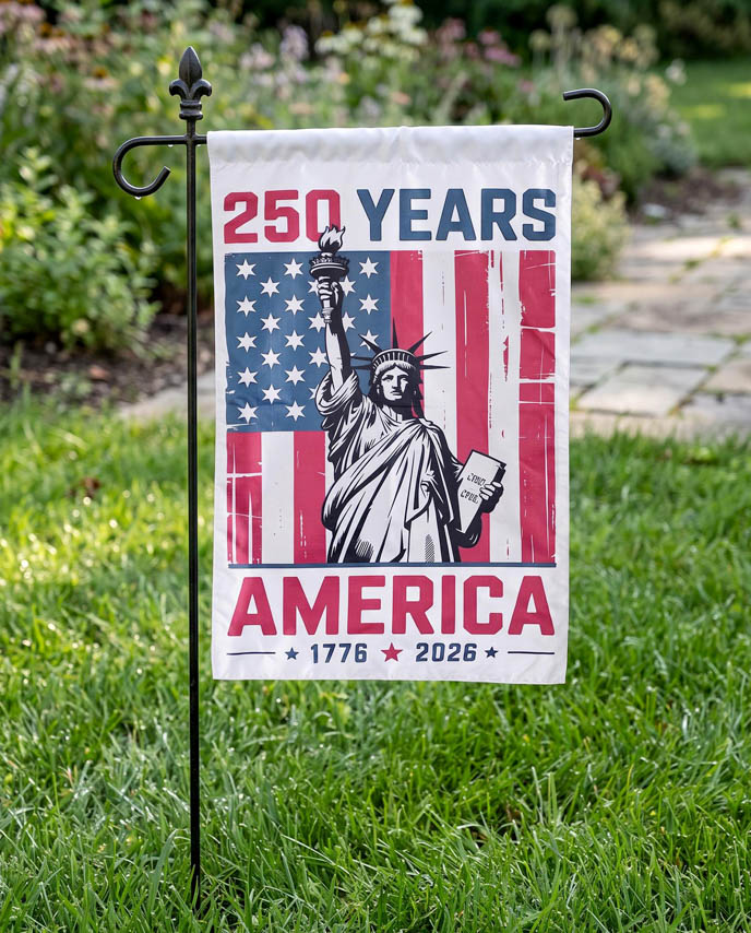 2-side Printed Poly Garden Flag (Made in US) 