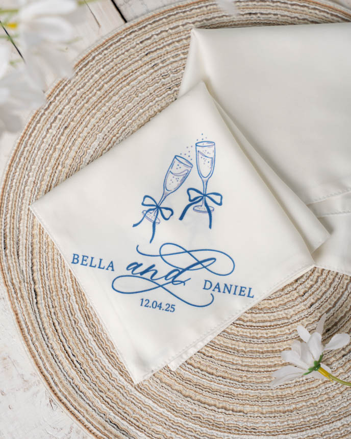 All-over Print Satin Handkerchief