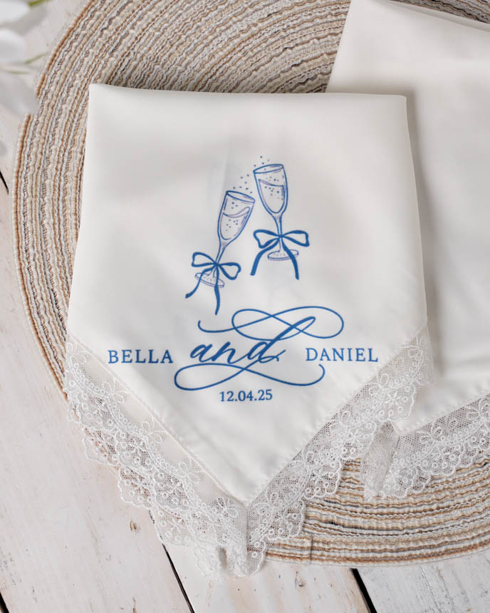 All-over Print Satin Handkerchief