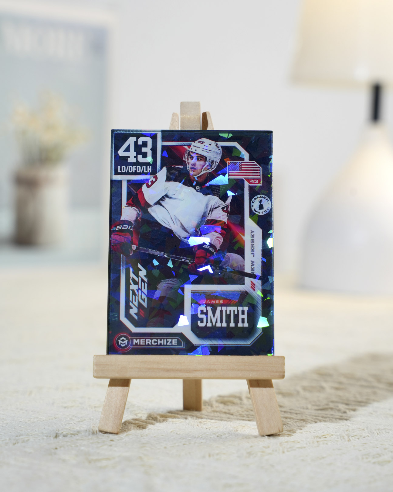 Custom Shape Hologram Card