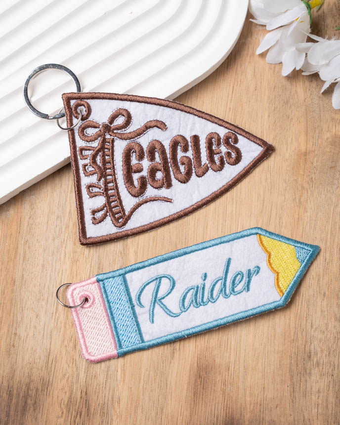 Custom Shape Embroidered Tag