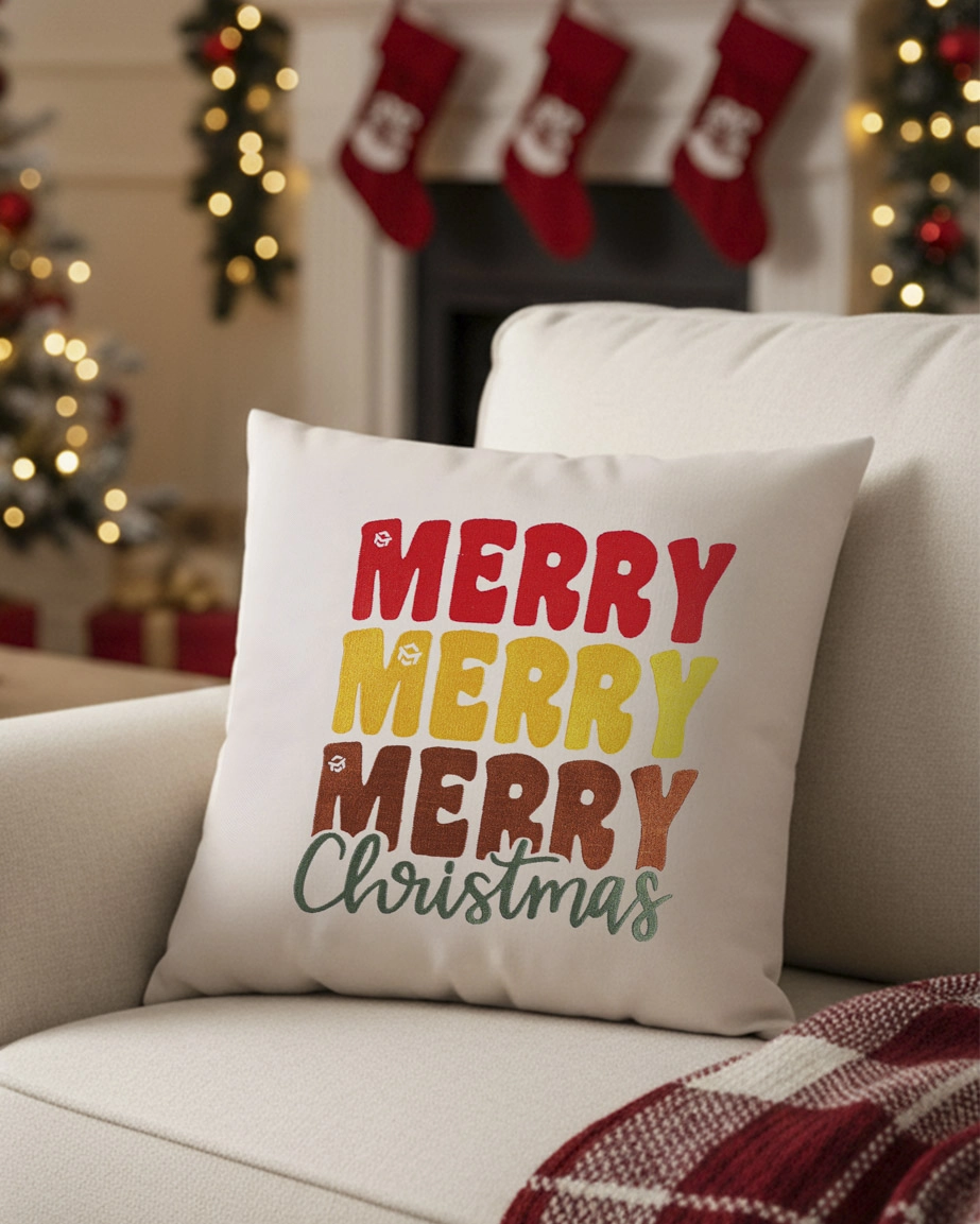 Embroidered Pillow