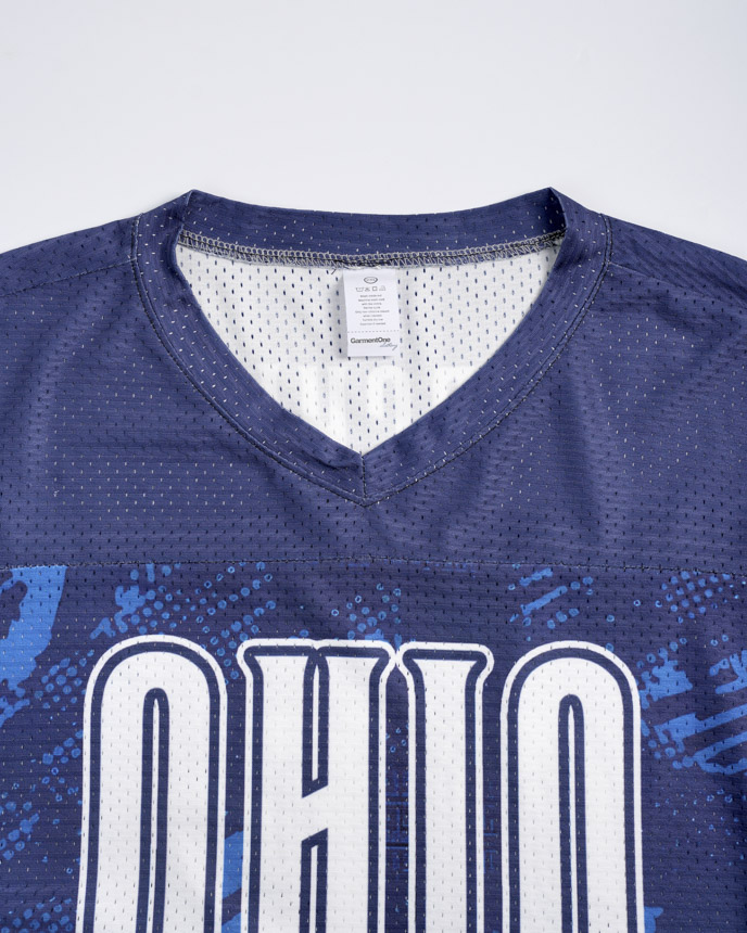 All-over Print Mesh Football Jersey