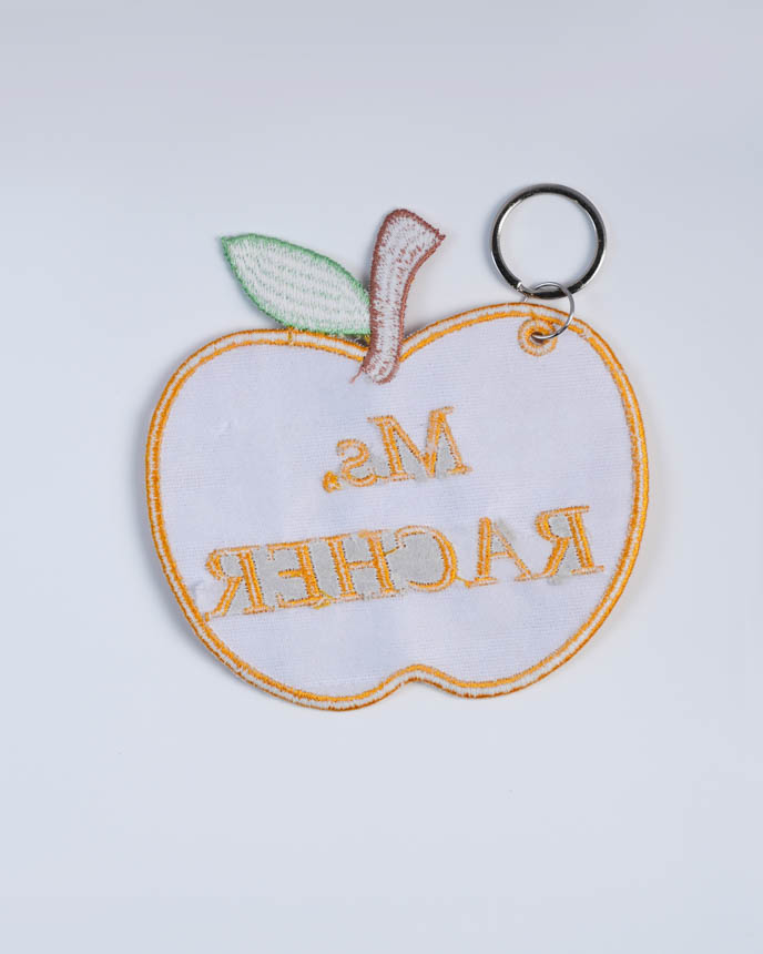 Custom Shape Embroidered Canvas Tag 