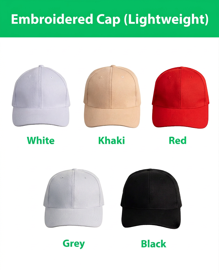 Embroidered Cap (Lightweight)