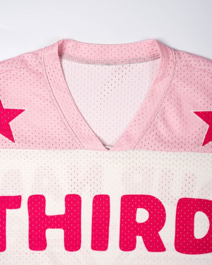 All-over Print Kid and Youth Drop Shoulder Mesh Football Jersey