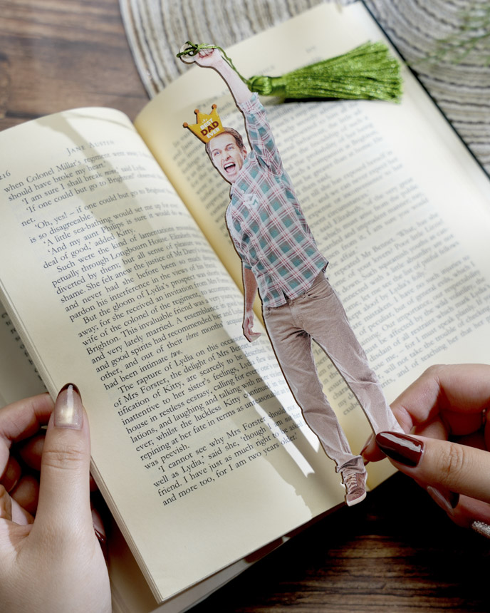 Custom Shape Wooden Bookmark